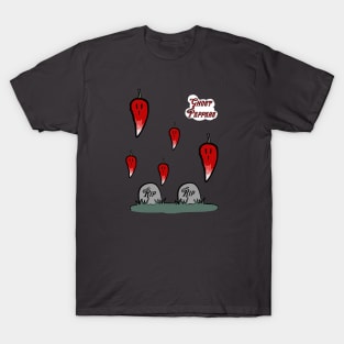 Haunted Ghost Pepper Graveyard T-Shirt